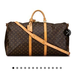 Louis Vuitton Monogram Keepall Bandouliere 60